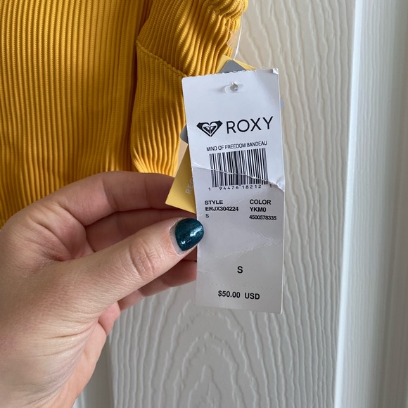 Roxy yellow bikini top - Picture 2 of 3